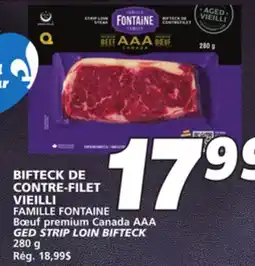 IGA GED STRIP LOIN BIFTECK offer