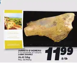 IGA LAMB SHANKS offer