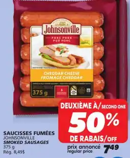 IGA JOHNSONVILLE SMOKED SAUSAGES offer