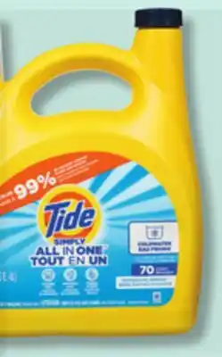 IGA TIDE LIQUID LAUNDRY DETERGENT offer