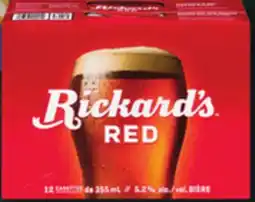 IGA RICKARD'S RED BEER offer