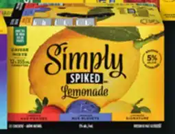 IGA SIMPLY SPIKED ALCOHOLIC MALT BEVERAGE offer