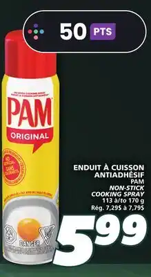 IGA PAM NON-STICK COOKING SPRAY offer