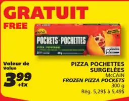 IGA McCAIN FROZEN PIZZA POCKETS offer