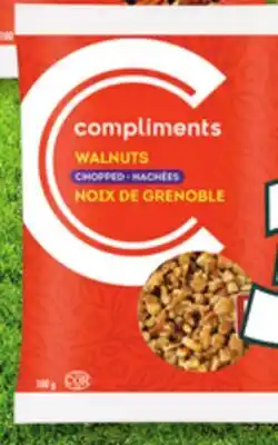 IGA COMPLIMENTS WHOLE OR CHOPPED NUTS offer