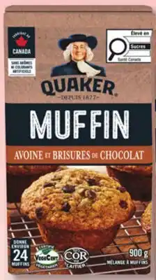 IGA QUAKER PROTÉINES MUFFIN MIX, COOKIE OR PANCAKE offer