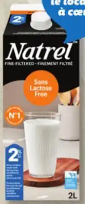 IGA NATREL LACTOSE-FREE MILK OR CHOCOLATE MILK offer