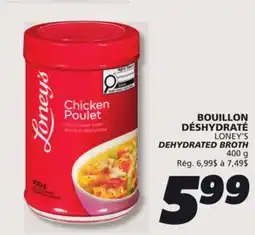 IGA LONEY'S DEHYDRATED BROTH offer