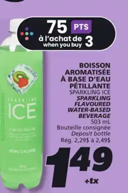 IGA SPARKLING ICE SPARKLING FLAVOURED WATER-BASED BEVERAGE offer