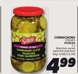 IGA STRUB'S PICKLES offer