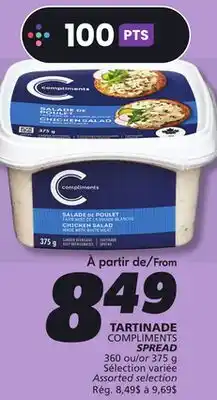 IGA COMPLIMENTS SPREAD offer