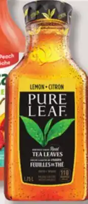 IGA PURE LEAF REFRIGERATED FRUIT JUICE FRUIT JUICE, BEVERAGE OR ICED TEA offer