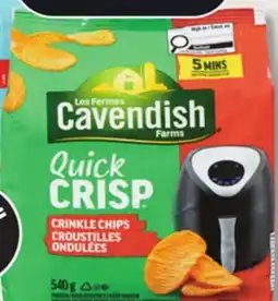 IGA LES FERMES CAVENDISH FROZEN FRIES OR POTATO PATTIES offer