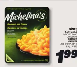 IGA MICHELINA'S ORIGINAL FROZEN DINNER offer