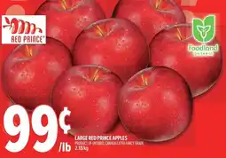 Metro Large red prince apples offer