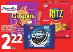 Metro Christie cookies, crackers, crispers or bits & bites snacks offer