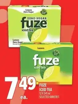 Metro Fuze iced tea offer