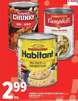 Metro Campbell's chunky or ready to serve soup offer
