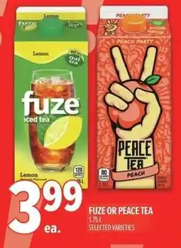 Metro Fuze or peace tea offer