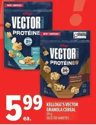 Metro Kellogg's vector granola cereal offer