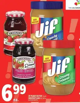 Metro Jif peanut butter or smucker'sjam offer