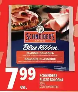 Metro Schneiders sliced bologna offer