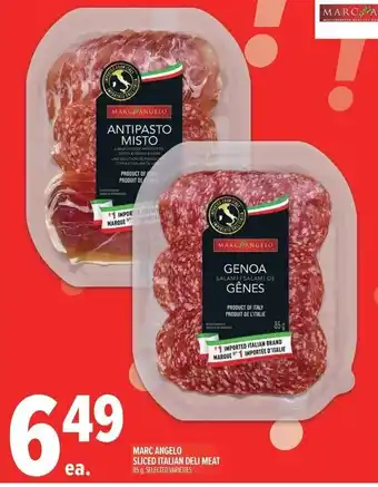 Metro Marc angelo sliced italian deli meat offer