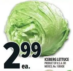 Metro Iceberg lettuce offer