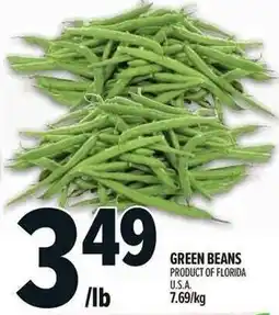 Metro Green beans offer