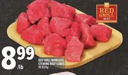 Metro Red grill boneless stewing beef cubes offer