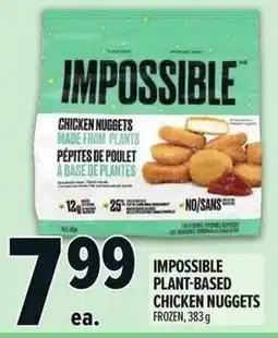 Metro Impossible plant-based chicken nuggets offer