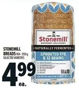 Metro Stonemill breads offer