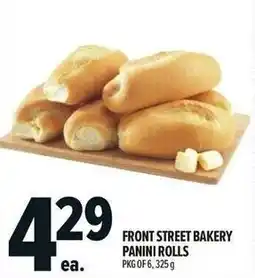 Metro Front street bakery panini rolls offer