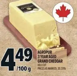 Metro Agropur 3 year aged grand cheddar offer