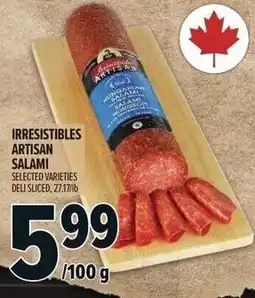 Metro Irresistibles artisan salami offer