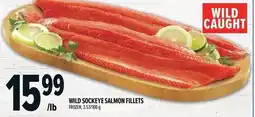 Metro Wild sockeye salmon fillets offer