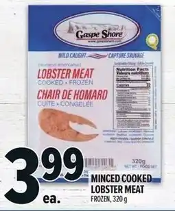 Metro Minced cooked lobster meat offer