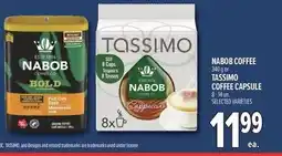 Metro Nabob coffee or tassimo coffee capsule offer