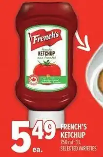 Metro French's ketchup offer