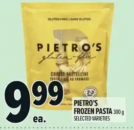 Metro Pietro's frozen pasta offer