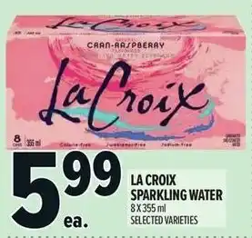 Metro La croix sparkling water offer