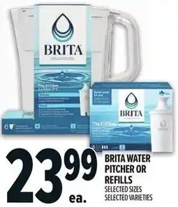 Metro Brita water pitcher or refills offer