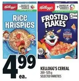 Metro Kellogg's cereal offer