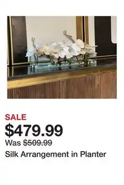 Wayfair Silk Arrangement in Planter offer