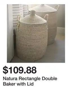 Wayfair Natura Rectangle Double Baker with Lid offer