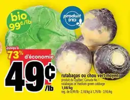 Super C rutabagas ou chou vert moyen offer