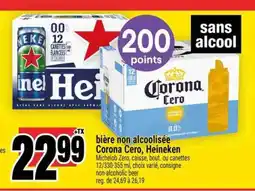 Super C bière non alcoolisée Corona Cero, Heineken offer