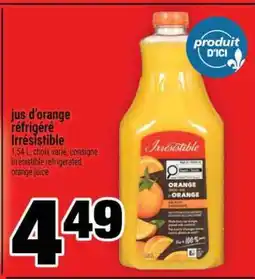 Super C Jus d'orange réfrigéré Irrésistible offer