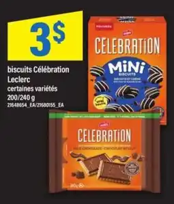 Maxi BISCUITS CÉLÉBRATION LECLERC offer