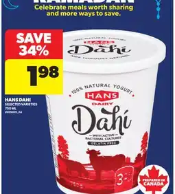 Real Canadian Superstore HANS DAHI offer